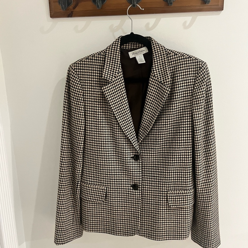 Vintage Brooks Brothers Houndstooth Blazer